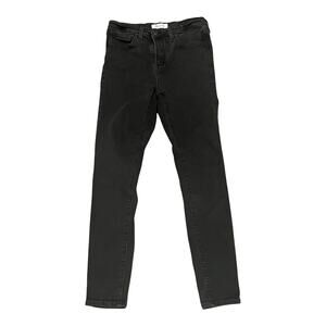 Madewell Roadtripper Skinny Jeans Size 29 Black Stretch Denim Y2K High Rise